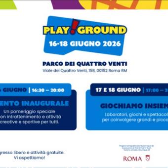 Play!Ground Together-Foto: locandina ufficiale della manifestazione