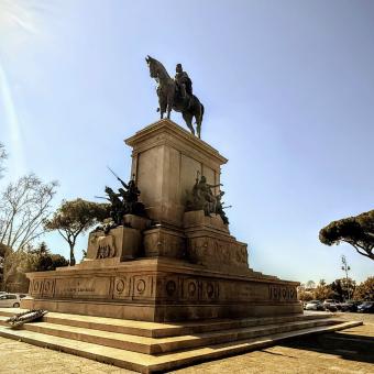 Monumento a Giuseppe Garibaldi al Gianicolo ph Turismo Roma