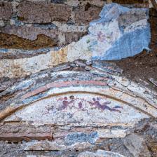 Nuove scoperte archeologiche: un settore sconosciuto della Necropoli Ostiense-Foto: particolare di un arcosolio una sepoltura della Necropoli Nuove scoperte archeologiche: un settore sconosciuto della Necropoli Ostiense-Foto: particolare di un arcosolio una sepoltura della Necropoli