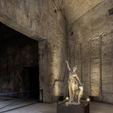 La Domus Aurea apre un nuovo ingresso e il nuovo percorso del settore occidentale-Foto: Simona Murrone, Domus Aurea, Ninfa con pantera, dalla Galleria degli Uffizi, Parco Archeologico del Colosseo