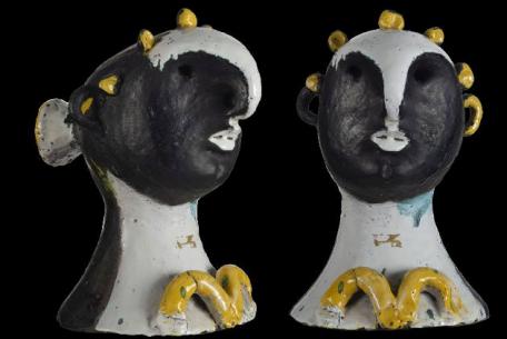 Andrea e Pietro Cascella, Testa, Ceramica, circa 1950 Andrea e Pietro Cascella, Testa, Ceramica, circa 1950