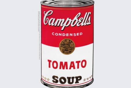 Campbell’s Soup (Tomato) Serigrafia su carta n. 58/250 88,9 x 58,4 cm Collezione privata Campbell’s Soup (Tomato) Serigrafia su carta n. 58/250 88,9 x 58,4 cm Collezione privata