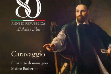 Caravaggio. Il Ritratto di monsignor Maffeo Barberini-Fonti: locandina ufficiale della mostra