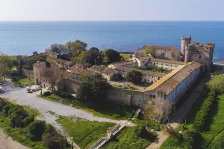 Castello di Santa Severa visto dall'alto