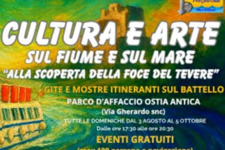 Cultura e arte sul fiume e sul mare-Foto: locandina ufficiale della manifestazione Cultura e arte sul fiume e sul mare-Foto: locandina ufficiale della manifestazione