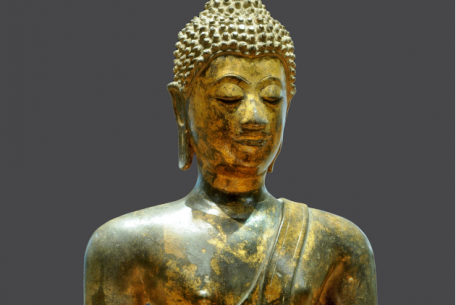 Dettaglio Statuina stile ayutthaya Buddha sec. XV Dettaglio Statuina stile ayutthaya Buddha sec. XV