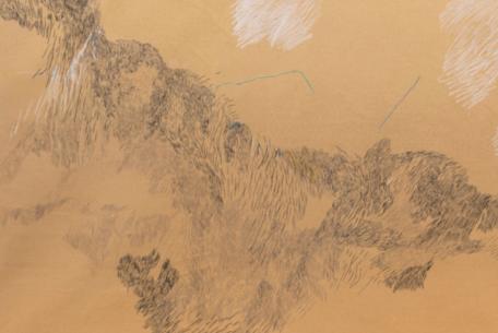 Elisa Montessori, Paesaggio della Manciuria, 1982 (dettaglio)