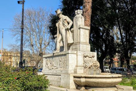 Fontana-Monumento a Giuseppe Gioachino Belli Foto Redazione Turismo Roma