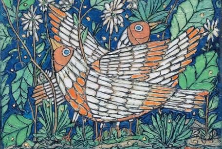 Garth Speight, Coppia di uccelli, acrilico, cm. 35x25 Garth Speight, Coppia di uccelli, acrilico, cm. 35x25