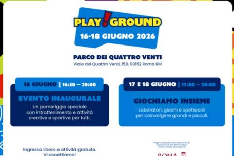 Play!Ground Together-Foto: locandina ufficiale della manifestazione Play!Ground Together-Foto: locandina ufficiale della manifestazione