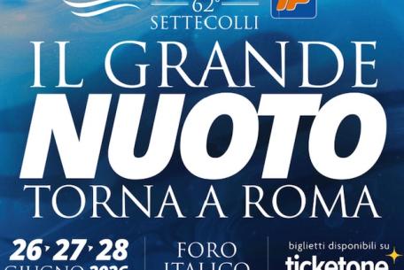 Internazionali d'Italia di Nuoto - 62° Trofeo Settecolli-Foto: locandina ufficiale della manifestazione Internazionali d'Italia di Nuoto - 62° Trofeo Settecolli-Foto: locandina ufficiale della manifestazione