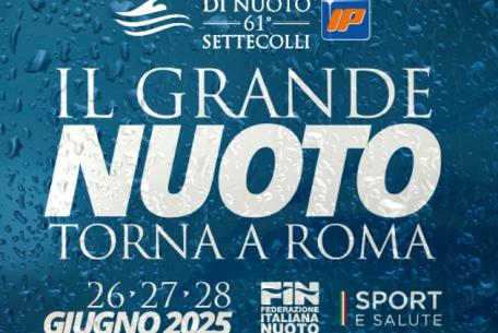 Internazionali d'Italia di Nuoto - 61° Trofeo Settecolli-Foto: locandina ufficiale della manifestazione Internazionali d'Italia di Nuoto - 61° Trofeo Settecolli-Foto: locandina ufficiale della manifestazione