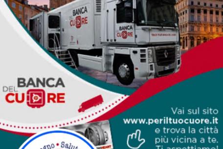 Truck Tour Banca del Cuore 2025-2026-Foto: locandina della manifestazione, sito Facebook ufficiale della Fondazione per il Tuo cuore