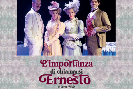 L'importanza di chiamarsi Ernesto-Foto: locandina ufficiale dello spettacolo L'importanza di chiamarsi Ernesto-Foto: locandina ufficiale dello spettacolo