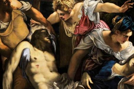 Jacopo Tintoretto, la Deposizione di Cristo 1562 c.a., Venezia, Gallerie dell'Accademia Jacopo Tintoretto, la Deposizione di Cristo 1562 c.a., Venezia, Gallerie dell'Accademia