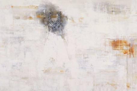 Pizzi Cannella, Le perle, 2019, tecnica mista su tela, cm. 155×200 Pizzi Cannella, Le perle, 2019, tecnica mista su tela, cm. 155×200