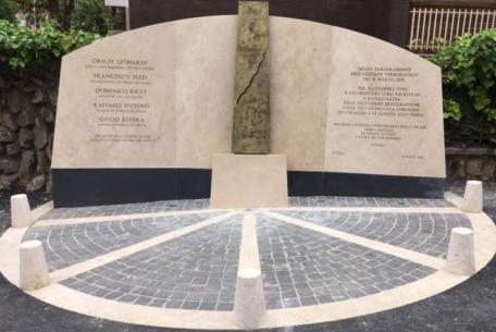 Monumento ai caduti di Via Mario Fani ph. Sovrintendenza Capitolina ai Beni Culturali