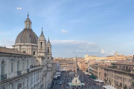 Vista su Piazza Navona da Palazzo Braschi