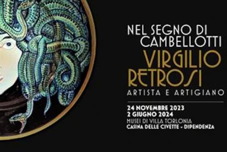 Nel segno di Cambellotti. Virgilio Retrosi artista e artigiano-Foto: locandina ufficiale della mostra