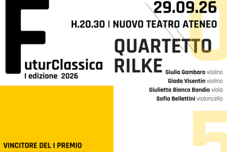 Quartetto Rilke-Foto: locandina ufficiale del concerto Quartetto Rilke-Foto: locandina ufficiale del concerto