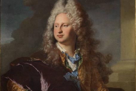 Hyacinte Rigaud, Ritratto del marchese Neri Corsini, 1710, Olio su tela, Firenze, Galleria Corsini, dettaglio Hyacinte Rigaud, Ritratto del marchese Neri Corsini, 1710, Olio su tela, Firenze, Galleria Corsini, dettaglio