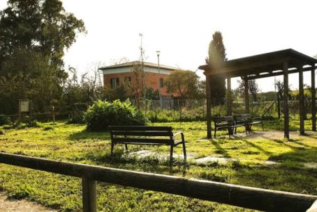 Giardino multisensoriale all'interno del Parco delle Rupicole a Torre Maura Giardino multisensoriale all'interno del Parco delle Rupicole a Torre Maura