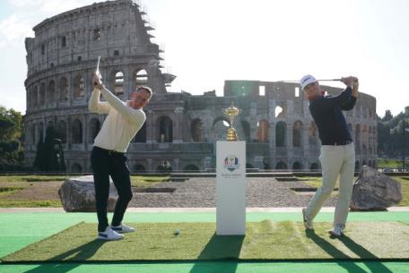 Ryder Cup - Da sx Luke Donald e Zach Johnson Ryder Cup - Da sx Luke Donald e Zach Johnson