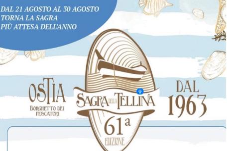 Sagra della Tellina al Borghetto dei Pescatori di Ostia 2026-Foto: locandina ufficiale della manifestazione Sagra della Tellina al Borghetto dei Pescatori di Ostia 2026-Foto: locandina ufficiale della manifestazione