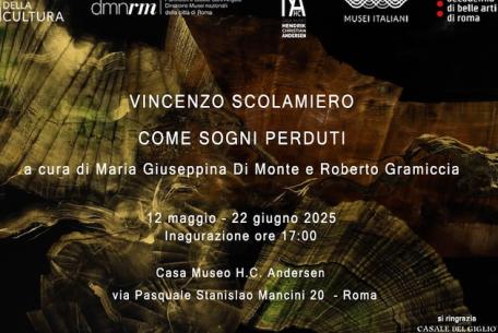 Vincenzo Scolamiero. Come sogni perduti-Foto: locandina ufficiale dell'evento Vincenzo Scolamiero. Come sogni perduti-Foto: locandina ufficiale dell'evento