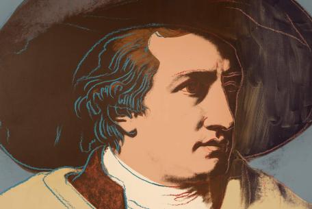 Andy Warhol: J.W. Goethe, serigrafia, 1982, Casa di Goethe