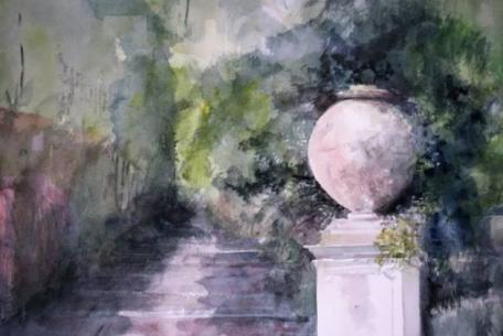 Silvano Tacus, Villa Pamphilj - il vaso Silvano Tacus, Villa Pamphilj - il vaso