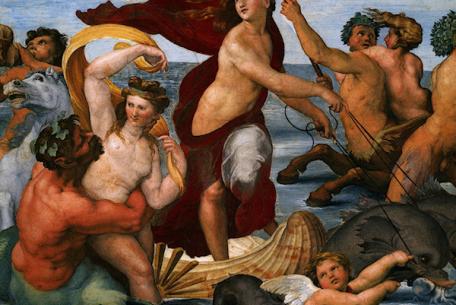 Raffaello in Villa Farnesina: Galatea e Psiche Raffaello in Villa Farnesina: Galatea e Psiche