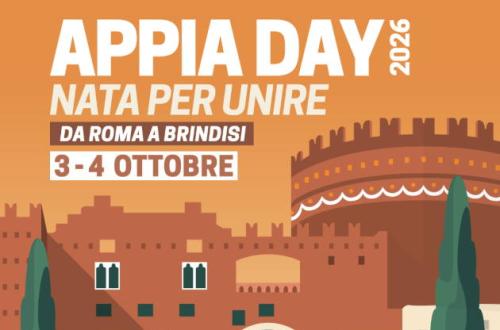 Appia Day 2026 - Nata per unire-Foto: locandina ufficiale della manifestazione