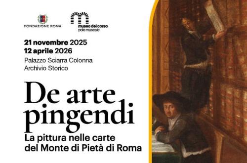De arte pingendi. La pittura nelle carte del Monte di Pietà di Roma-Foto: locandina ufficiale della mostra