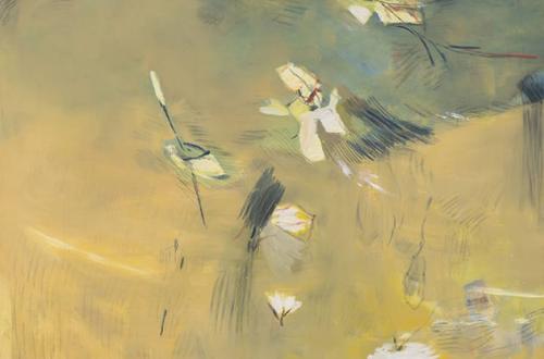 Elisa Montessori, Campi Elisi, 1994, olio e grafite su tela, 142,5 x 122,5 cm, Crediti fotografici: Giorgio Benni, Courtesy l’Artista e Galleria Monitor Roma|Lisbona|Pereto (AQ) Elisa Montessori, Campi Elisi, 1994, olio e grafite su tela, 142,5 x 122,5 cm, Crediti fotografici: Giorgio Benni, Courtesy l’Artista e Galleria Monitor Roma|Lisbona|Pereto (AQ)