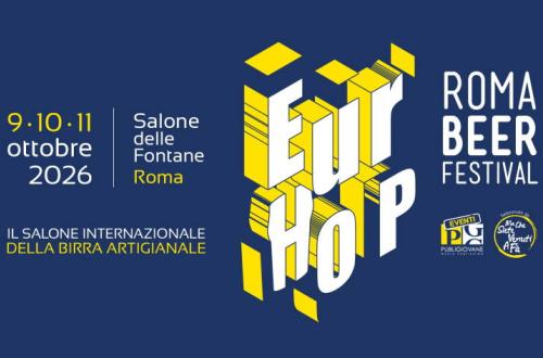 EurHop Roma Beer Festival 2026-Foto: locandina ufficiale della manifestazione EurHop Roma Beer Festival 2026-Foto: locandina ufficiale della manifestazione
