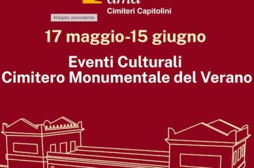 Visite culturali al Verano. Programma primavera 2025-Foto: locandina ufficiale dell'evento