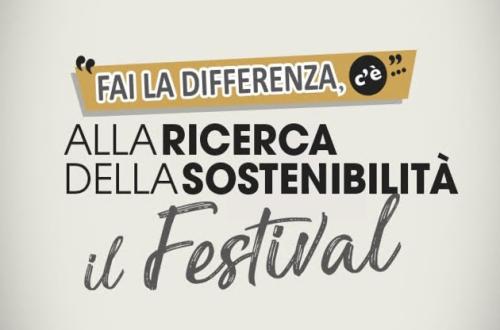 Fai la differenza, c'è... il Festival della Sostenibilità-Foto: locandina ufficiale della manifestazione