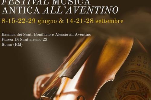 Festival di Musica Antica dell'Aventino-Foto: locandina ufficiale dello spettacolo