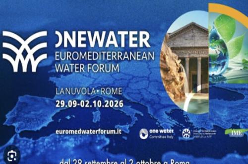 Forum Euromediterraneo sull'acqua-Foto: locandina ufficiale della manifestazione Forum Euromediterraneo sull'acqua-Foto: locandina ufficiale della manifestazione
