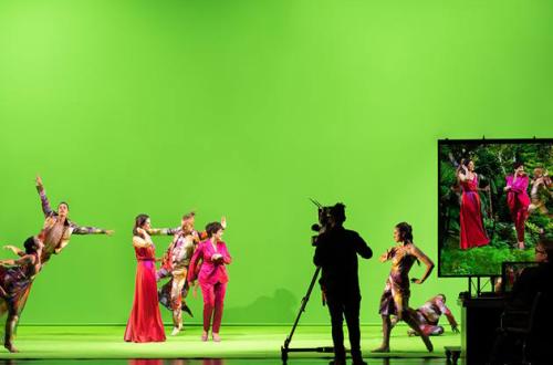 Il trionfo del Tempo e del Disinganno, Regula Mühlemann (Bellezza),Cecilia Bartoli (Piacere),Lawrence Zazzo (Disinganno) 2021 ph. SF-Monika Rittershaus 06