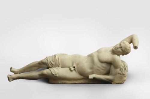 La Grecia a Roma-Foto: Niobide ferito, marmo pario, 440-430 a.C., Copenhagen, Ny Carlsberg Glyptotek