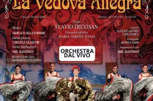 La Vedova Allegra-Foto: locandina ufficiale dello spettacolo