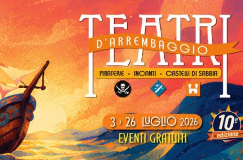 Teatri d'arrembaggio: Piraterie, InCanti e Castelli di Sabbia-Foto: locandina ufffciale della manifestazione Teatri d'arrembaggio: Piraterie, InCanti e Castelli di Sabbia-Foto: locandina ufffciale della manifestazione