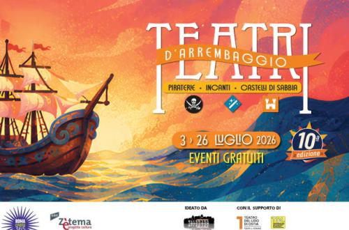 Teatri d'arrembaggio: Piraterie, InCanti e Castelli di Sabbia-Foto: locandina ufficiale della manifestazione