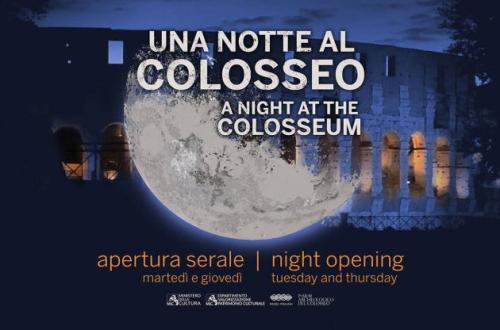 Una Notte al Colosseo-Foto: locandina ufficiale della manifestazione