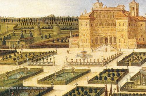 Ville e giardini di Roma: una corona di delizie-Foto: Joseph Heinz il Giovane, Veduta di Villa Borghese, 1625 circa, olio su tela, collezione privata Ville e giardini di Roma: una corona di delizie-Foto: Joseph Heinz il Giovane, Veduta di Villa Borghese, 1625 circa, olio su tela, collezione privata