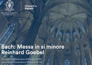 Bach: Messa in si minore / Reinhard Goebel-Foto: sito ufficiale dell'Accademia di Santa Cecilia