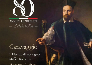 Caravaggio. Il Ritratto di monsignor Maffeo Barberini-Fonti: locandina ufficiale della mostra