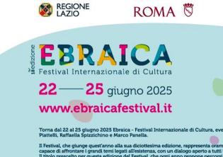 Ebraica - Festival  Internazionale di Cultura 2025-Foto: locandina ufficiale della manifestazione